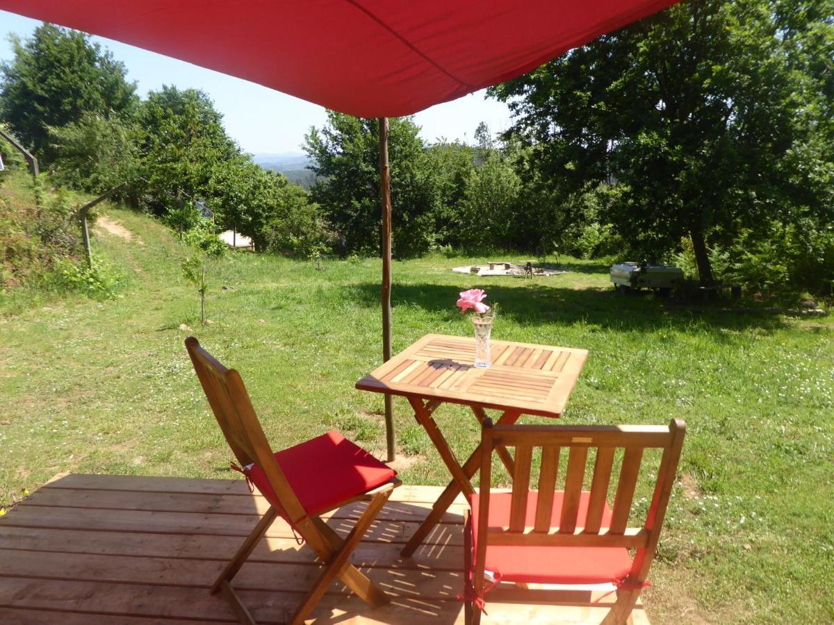 Rosa The Cosy Cabin - Gypsy Wagon - Shepherds Hut, River Views Off-Grid Eco Living Pedrogao Grande Bagian luar foto